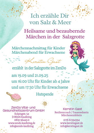 Heilsame und bezaubernde Märchen in der Salzgrotte mit Kerstin Gast